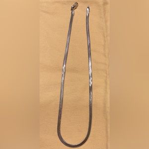 silver chain necklace